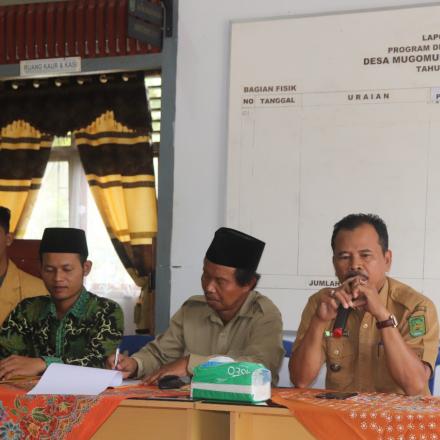Pengarahan Pjs Kepala Desa Mugomulyo
